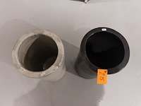 2x terracotta vaas - afbeelding 3 van  5