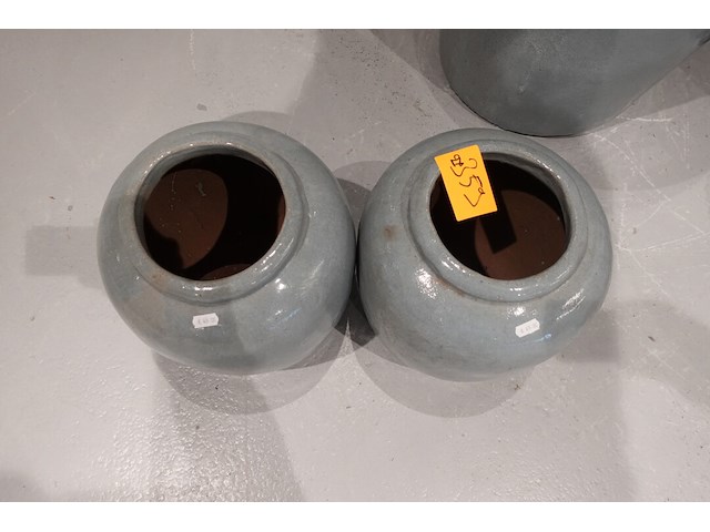 2x terracotta vaas - afbeelding 3 van  4