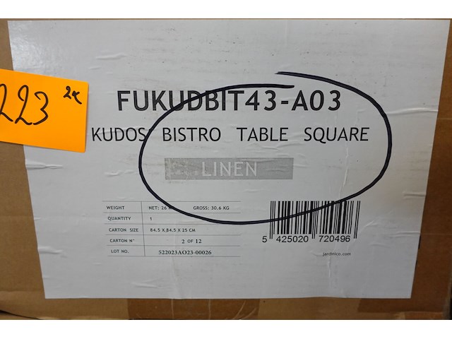 2x terras tafel jardinico - afbeelding 2 van  3