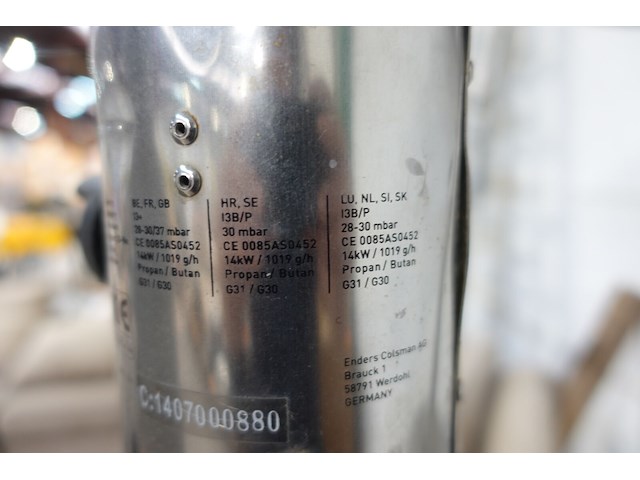 2x terrasverwarmer enders commercial - afbeelding 6 van  9