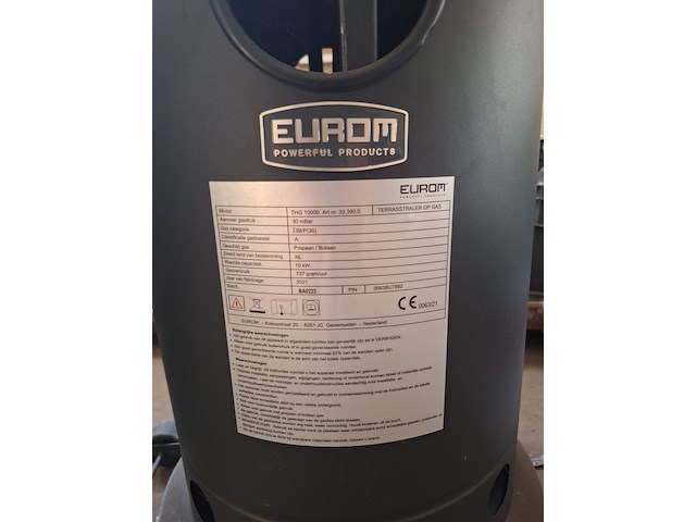 2x terrasverwarmer eurom - afbeelding 2 van  3