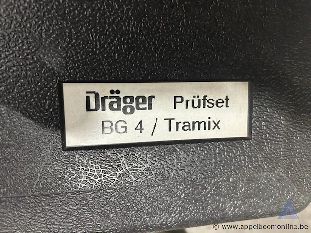 2x testset voor ademluchttoestel, in koffer, dräger bg 4 / tramix. werking niet gekend. - afbeelding 3 van  3