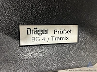 2x testset voor ademluchttoestel, in koffer, dräger bg 4 / tramix. werking niet gekend. - afbeelding 3 van  3