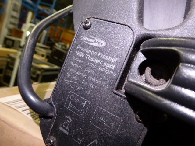 2x theaterspot fresnel - afbeelding 3 van  4