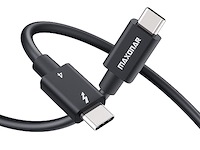 2x thunderbolt 4-kabel (usb-c) 0,8m - afbeelding 1 van  3