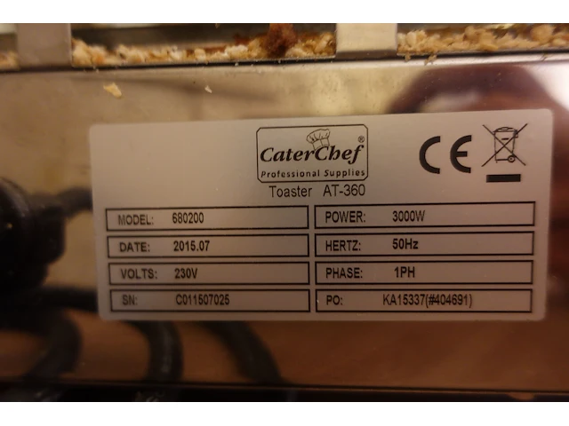 2x toaster caterchef - afbeelding 3 van  3