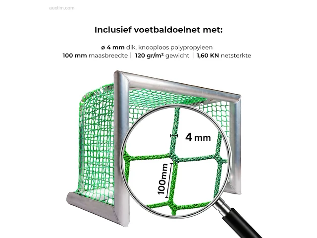 (2x) trainingsdoelen calzio champion mini 120,... - afbeelding 5 van  5