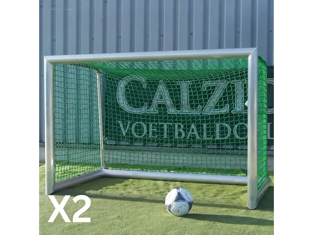 (2x) trainingsdoelen calzio champion mini 180,... - afbeelding 2 van  4