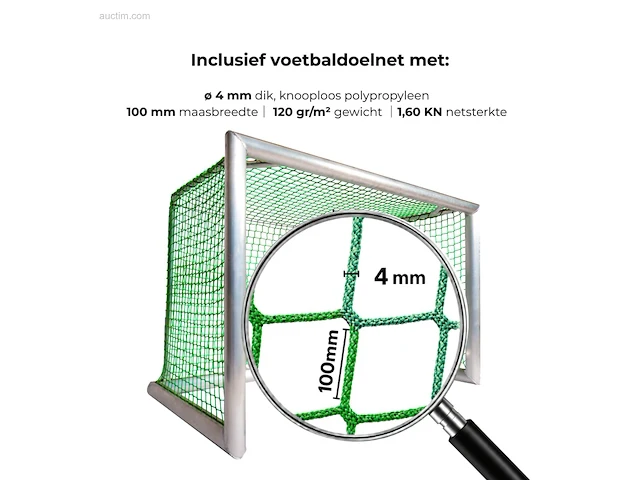 (2x) trainingsdoelen calzio champion mini 180,... - afbeelding 3 van  4