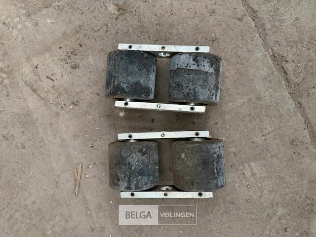 2x transpallet wielen - afbeelding 2 van  2