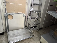 2x trapladder nn & verrijdbare kar