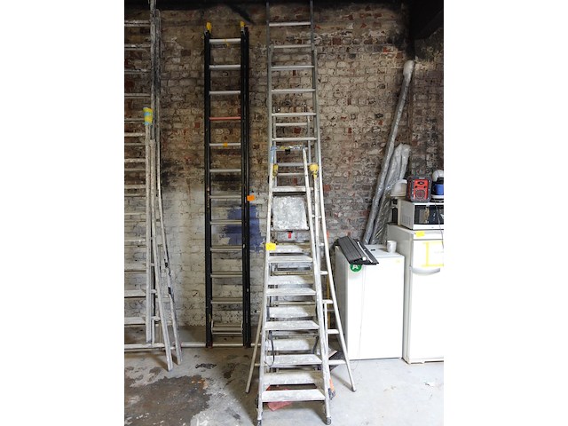 2x trapladder - afbeelding 1 van  2