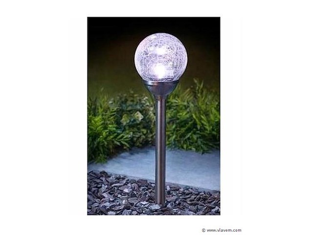 2x tuinlampen op zon energie - afbeelding 2 van  4