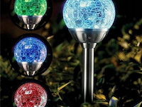 2x tuinlampen op zon energie