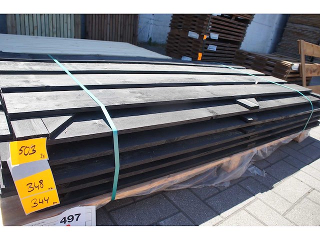 2x tuinpoort zwart - afbeelding 1 van  3
