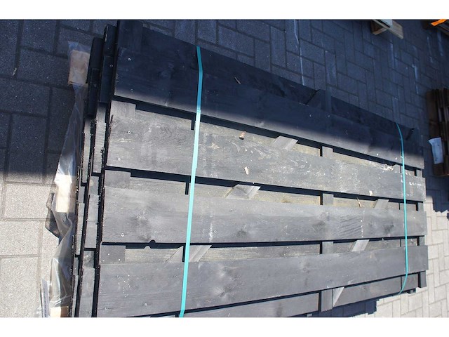2x tuinpoort zwart - afbeelding 3 van  3