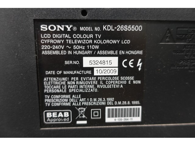 2x tv scherm - afbeelding 3 van  6