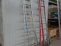 2x tweedelige alu ladder altrex - afbeelding 2 van  3