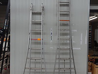 2x tweedelige alu ladder altrex - afbeelding 1 van  3