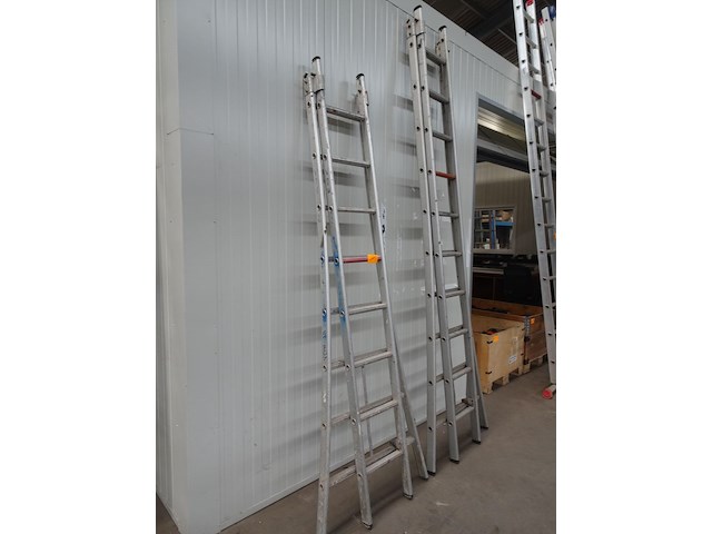 2x tweedelige alu ladder altrex - afbeelding 2 van  3