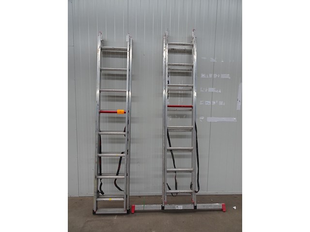 2x tweedelige alu ladder altrex - afbeelding 1 van  3