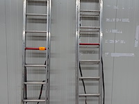 2x tweedelige alu ladder altrex - afbeelding 1 van  3