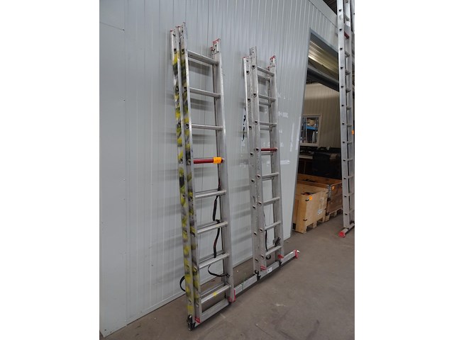 2x tweedelige alu ladder altrex - afbeelding 2 van  3