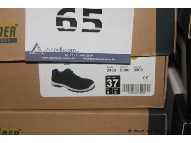 2x veiligheidsschoenen, blåkläder, 2433, maat 37, gebruikt - afbeelding 3 van  3