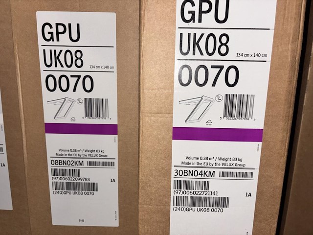 2x velux gpu uk08 0070 - afbeelding 2 van  2