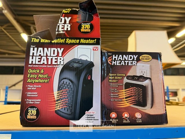 2x ventilatorkachel handy heater - afbeelding 1 van  1