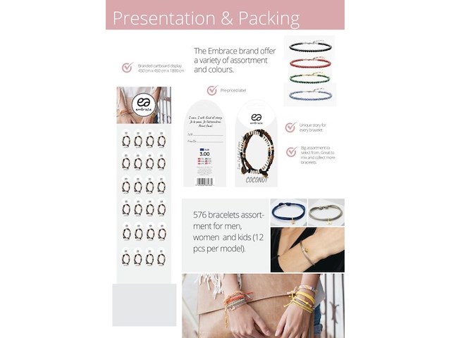 2x verkoopset embrace armbandjes ( 1056 armbandjes) + verkoopdisplay - afbeelding 9 van  19