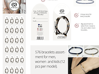 2x verkoopset embrace armbandjes ( 1056 armbandjes) + verkoopdisplay - afbeelding 11 van  19