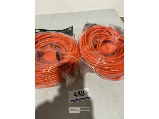2x verlengkabel 30 m 1mm² - afbeelding 3 van  3