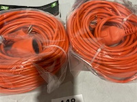 2x verlengkabel 30 m 1mm² - afbeelding 3 van  3