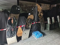 (2x) verlichting met glazen hangers