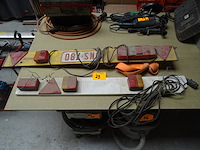 2x verlichtingsbalk aanhangwagen