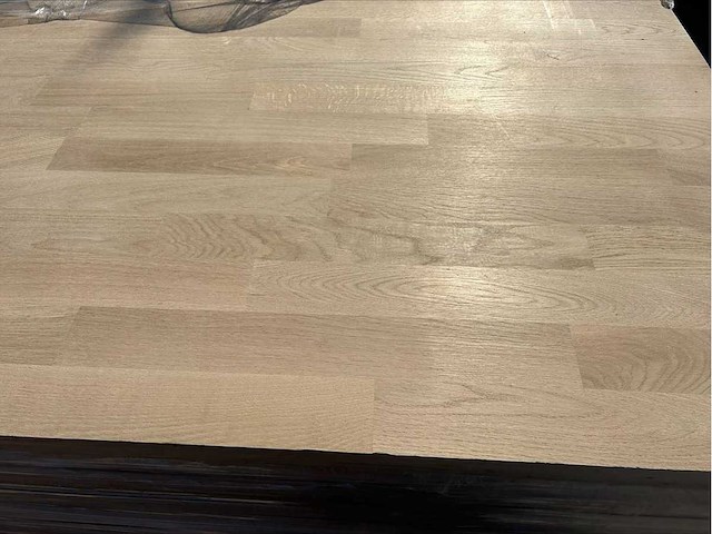2x verlijmd eiken werkblad - afbeelding 1 van  6
