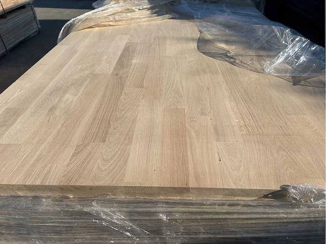 2x verlijmd eiken werkblad - afbeelding 3 van  4