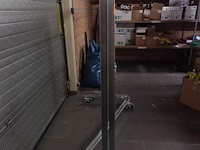 2x verrijdbaar kledingrek - afbeelding 2 van  2