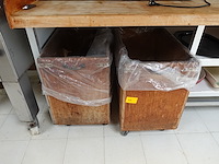 2x verrijdbare houten bakken - afbeelding 4 van  4