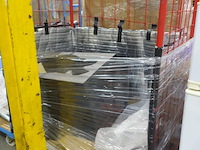 2x verrijdbare metalen transportkar - afbeelding 1 van  2