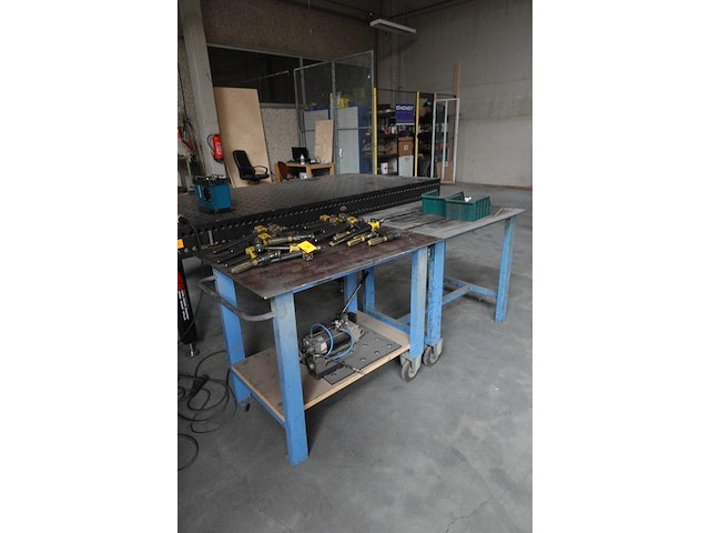 2x verrijdbare metalen werktafel - afbeelding 3 van  3