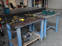 2x verrijdbare metalen werktafel - afbeelding 3 van  3