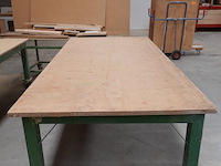 2x verrijdbare metalen werktafel - afbeelding 3 van  5