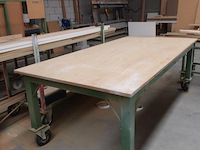 2x verrijdbare metalen werktafel - afbeelding 4 van  5