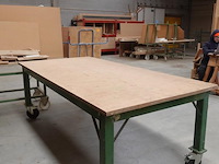 2x verrijdbare metalen werktafel - afbeelding 5 van  5
