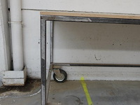 2x verrijdbare metalen werktafel - afbeelding 3 van  3