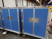 2x verrijdbare voedseltransportkar - afbeelding 1 van  5