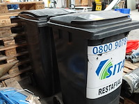 2x verrolbare afvalcontainer - afbeelding 1 van  6