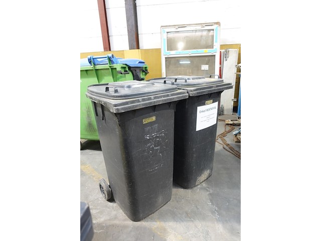 2x verrolbare afvalcontainer - afbeelding 2 van  7
